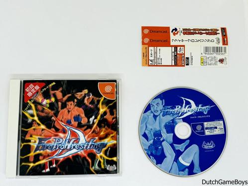 Sega Dreamcast - Fire Pro Wrestling + Spine - Japan, Spelcomputers en Games, Games | Sega, Gebruikt, Verzenden