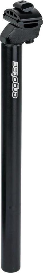 Ergotec Zadelpen Vast Patent 27,2 X 350 Mm Aluminium Zwart, Caravans en Kamperen, Tenten, Ophalen of Verzenden, Nieuw