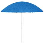 vidaXL Strandparasol Hawaï 300 cm blauw, Tuin en Terras, Verzenden, Nieuw, 2 tot 3 meter, Strandparasol