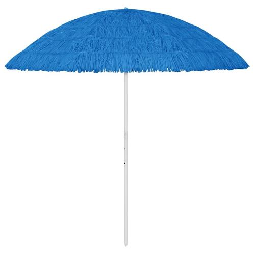 vidaXL Strandparasol Hawaï 300 cm blauw, Tuin en Terras, Parasols, Strandparasol, Nieuw, 2 tot 3 meter, Verzenden