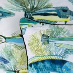 New pair of cushions made with Manuel Canovas fabric-Outdoor