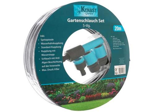 Kynast tuinslangset 20M - Met sproeikop en aansluitstuk -, Tuin en Terras, Tuinslangen, Nieuw, Verzenden