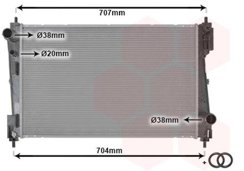 RADIATOR VOOR FIAT GRANDE PUNTO 2005-2012, Auto-onderdelen, Airco en Verwarming, Nieuw, Ophalen of Verzenden