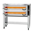 GGM Gastro | Elektrische pizzaoven Power - 9+9 34cm - |, Onderbouw afzuigkap, Verzenden, Nieuw, Motor