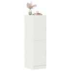 vidaXL Keukenkast 38x41,5x131,5 cm bewerkt hout wit, Huis en Inrichting, Keuken | Keukenelementen, Verzenden, Nieuw, Wit