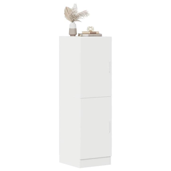 vidaXL Keukenkast 38x41,5x131,5 cm bewerkt hout wit, Huis en Inrichting, Keuken | Keukenelementen, Wit, Nieuw, Verzenden