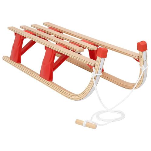 vidaXL Slee inklapbaar 110 cm hout, Kinderen en Baby's, Speelgoed | Buiten | Voertuigen en Loopfietsen, Nieuw, Verzenden