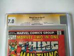 Marvel Two-In-One #1 - CGC 7.0 - Signed by Joe Sinnot - 1, Boeken, Strips | Comics, Nieuw