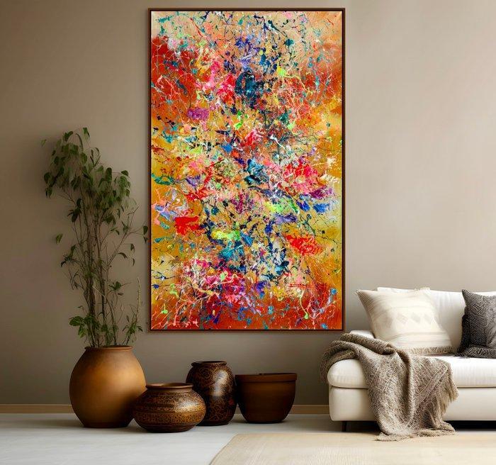 Ivanka Matiss - Vibrant autumn N.39 XXL, Antiek en Kunst, Kunst | Schilderijen | Modern