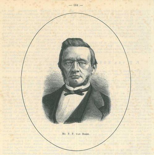 Portrait of Pieter Philip van Bosse, Antiek en Kunst, Kunst | Etsen en Gravures