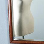 Grote Hoge Soester spiegel met facet en gestoken kroontje ca, Antiek en Kunst, Antiek | Spiegels, Ophalen of Verzenden