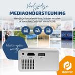 2dekans | Denver Mini Beamer - Full HD 1920*1080P - 30 ANSI, Ophalen of Verzenden, Zo goed als nieuw, Denver