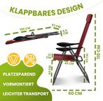 KESSER® Tuinstoel Opklapbaar - Set van 2 - Antislip - Bordea, Verzenden, Nieuw