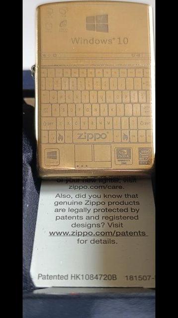 Zippo, laptop windows 10 - Zonder Minimumprijs - Aansteker - beschikbaar voor biedingen