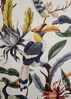 Exclusieve Boheemse stof met toekans - 300x300cm - voor