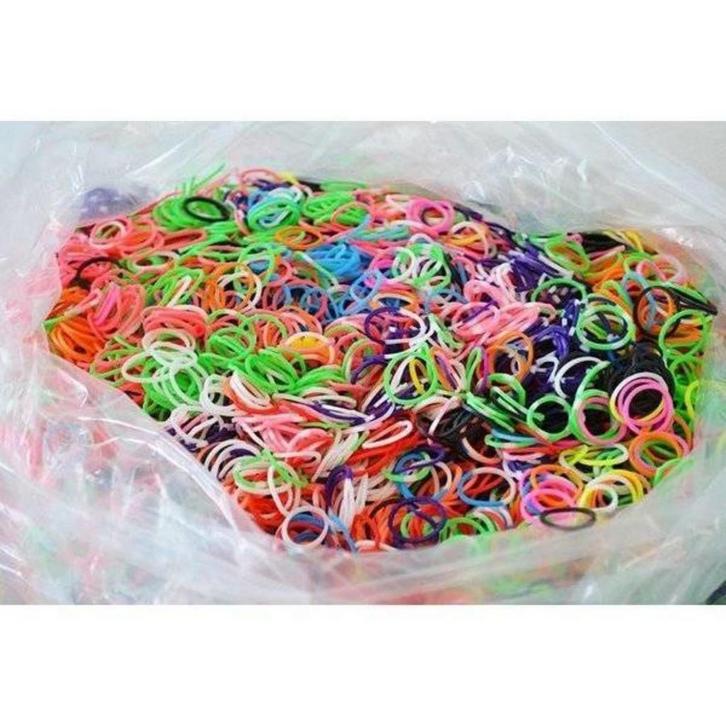 Lifetime Kleurrijke loom elastiekjes - 1 kilo - inclusief..., Hobby en Vrije tijd, Schilderen, Nieuw, Ophalen of Verzenden