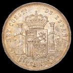 Spanje. Alfonso XII. 5 Pesetas 1882 - MSM, Postzegels en Munten, Munten | Europa | Niet-Euromunten