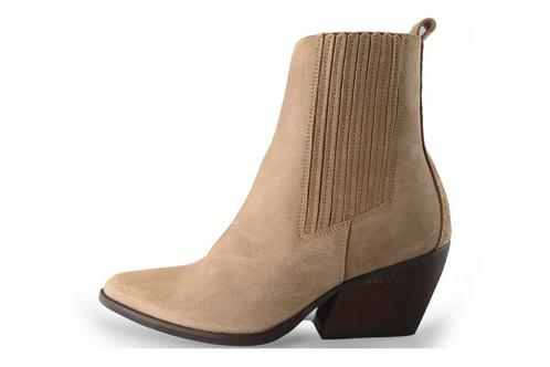 Marc Opolo Enkellaarzen in maat 38 Beige | 10% extra korting, Kleding | Dames, Schoenen, Beige, Zo goed als nieuw, Lage of Enkellaarzen