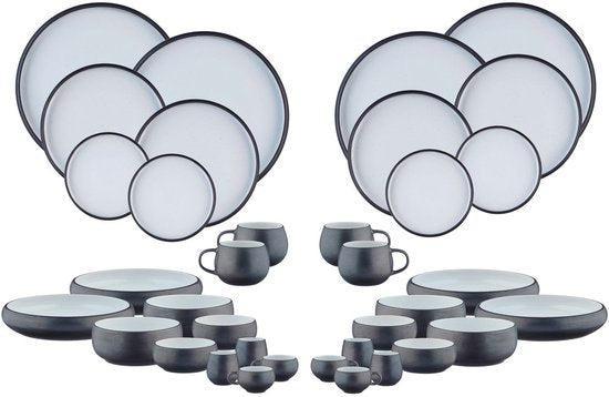 2dekans | GOURMET Compleet Servies - 36 stuks - Onyx, Huis en Inrichting, Keuken | Servies, Zo goed als nieuw, Ophalen of Verzenden