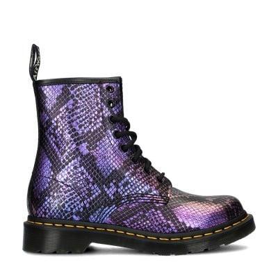 Dr. Martens 1460 Viper Croc veterboots voor dames, Kleding | Dames, Schoenen, Lage of Enkellaarzen, Zwart, Nieuw, Verzenden