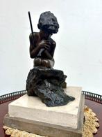 Vincenzo Gemito ( 1852-1929 ) - sculptuur, Pescatorello - 25, Antiek en Kunst, Antiek | Keramiek en Aardewerk