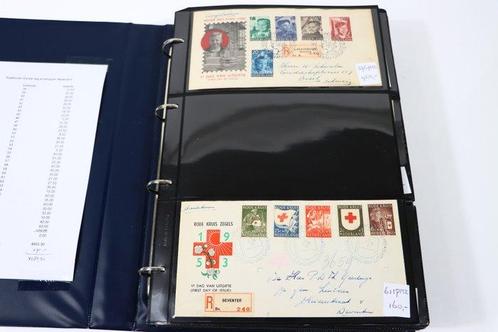 Nederland - Partij Plaatfouten op FDC, Postzegels en Munten, Postzegels | Nederland