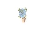 Ring - 9 kt. Roségoud, Witgoud - 6.45ct. tw. Aquamarijn, Sieraden, Tassen en Uiterlijk, Ringen, Nieuw