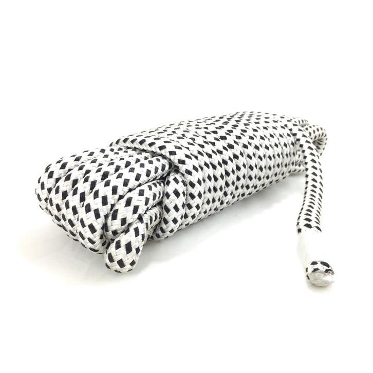 Talamex Landvast Premium -Wit / Zwart-Diameter 12 mm, lengte, Watersport en Boten, Accessoires en Onderhoud, Nieuw, Ophalen of Verzenden