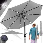 KESSER® Parasol LED Solar Stokparasol met Zwengel Incl. 2in1, Verzenden, Nieuw