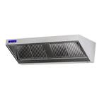 GGM Gastro | Wandafzuigkap 2,8 m - met motor, regelaar, |, Wandschouwkap, Verzenden, Inbouw, Motor