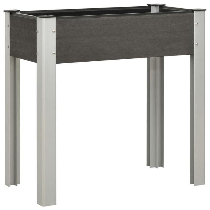 XL Plantenbak Grijs 75x40x75 | Retourdeal | 40% Korting, Tuin en Terras, Bloembakken en Plantenbakken, 60 cm of meer, 60 tot 100 cm