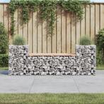 vidaXL Tuinbank schanskorfontwerp 183x41x60,5 cm massief, Tuin en Terras, Verzenden, Nieuw