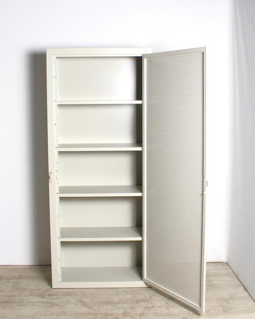 Lensvelt Boring Cabinet, 189x80x33,5 cm, Boring Grey RAL7044, Huis en Inrichting, Kasten | Roldeurkasten en Archiefkasten, Nieuw
