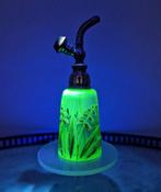Flacon à parfum XlX ème Art Nouveau en verre duranium
