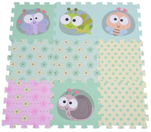 Cangaroo Insectenwereld 9 Stuks Schuimrubberen Puzzelmat, Kinderen en Baby's, Speelgoed | Babyspeelgoed, Nieuw, Verzenden