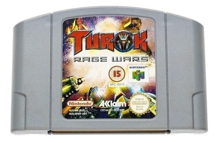 Turok Rage Wars [Nintendo 64], Spelcomputers en Games, Games | Nintendo 64, Zo goed als nieuw, Ophalen of Verzenden