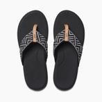 Reef CUSHION CLOUD TX BLACK GEO Dames Slippers - black geo M, Verzenden, Nieuw