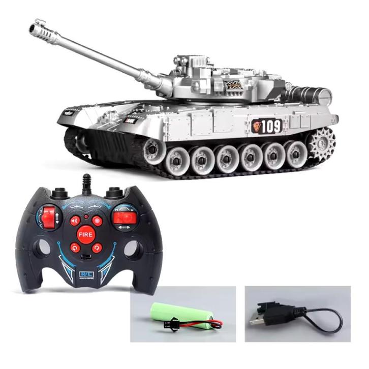 RC Militaire Tank met Afstandsbediening - M1 Leopard 2 Model, Hobby en Vrije tijd, Modelbouw | Radiografisch | Overige, Nieuw