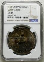 Verenigd Koninkrijk. Elizabeth II. 5 Shillings 1953 NGC MS64
