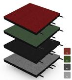 Rubber tegel met pen- en gat verbinding 50x50 cm - 35 mm, Tuin en Terras, Tegels en Klinkers, Verzenden, Nieuw