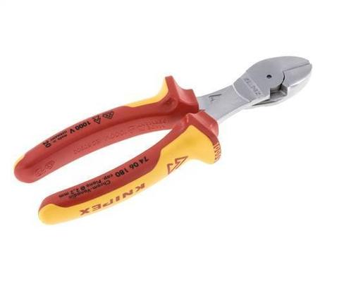 Knipex Krachtzijkniptang 180mm VDE-Getest Tot 1000V, Doe-het-zelf en Verbouw, Gereedschap | Handgereedschap, Nieuw, Verzenden