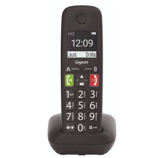 Gigaset DECT telefoon E290M (Zwart), Telecommunicatie, Mobiele telefoons | Overige merken