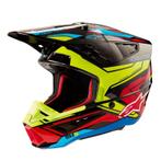Alpinestars S-M5 Action 2 Helmet Ece 22.06 Black Yellow Fluo, Motoren, Kleding | Motorhelmen, XXL, Nieuw met kaartje, Overige merken