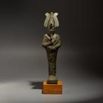 Oud-Egyptisch Brons God Osiris. Late Periode, 664 - 332 voor