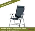 Sieger Calvi klapstoel Aluminium/textileen - Grafiet/grijs, Ophalen of Verzenden, Nieuw, Overige materialen
