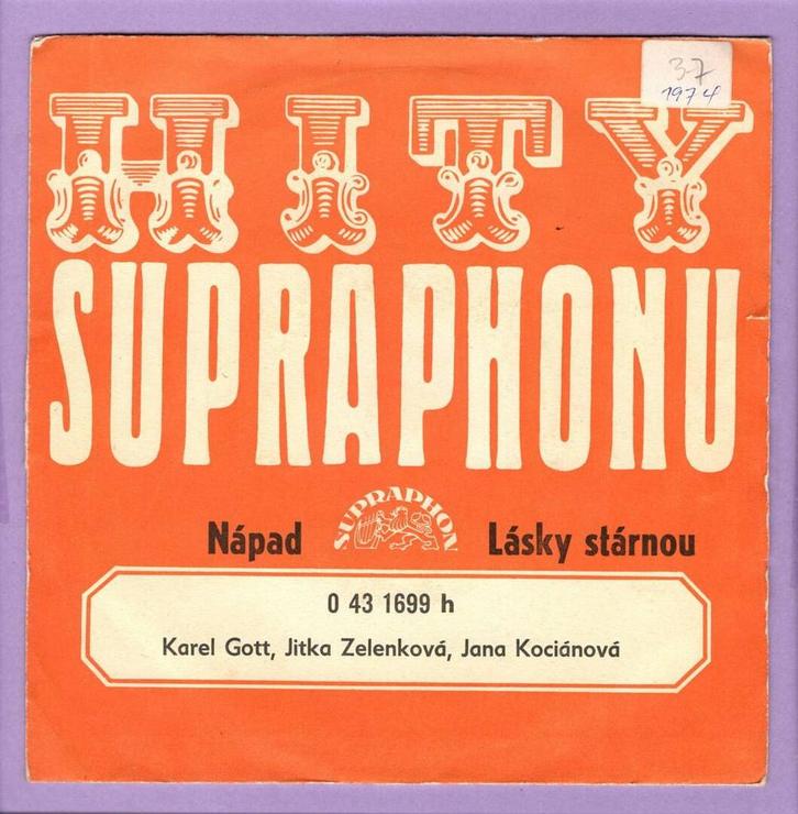 Karel Gott, Jitka Zelenková, Jana Kocianová – Nápad / Lásky, Cd's en Dvd's, Vinyl Singles, Ophalen of Verzenden