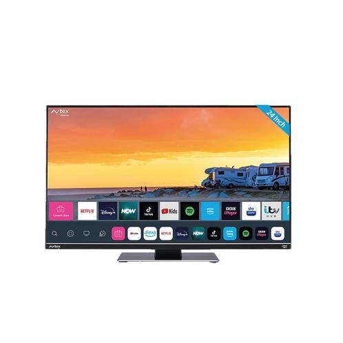 Avtex W-249TS 24 Inch 12 volt LED SMART TV met DVB-T2/S2, Watersport en Boten, Navigatiemiddelen en Scheepselektronica, Nieuw