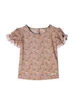 Liv top allover print lila  Baje Studio Maat 122, Kinderen en Baby's, Kinderkleding | Maat 122, Baje, Meisje, Nieuw, Ophalen of Verzenden