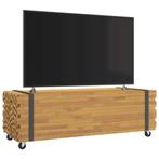 vidaXL Salontafel 110x45x35 cm massief teakhout, Verzenden, Nieuw, Teakhout, 100 tot 150 cm