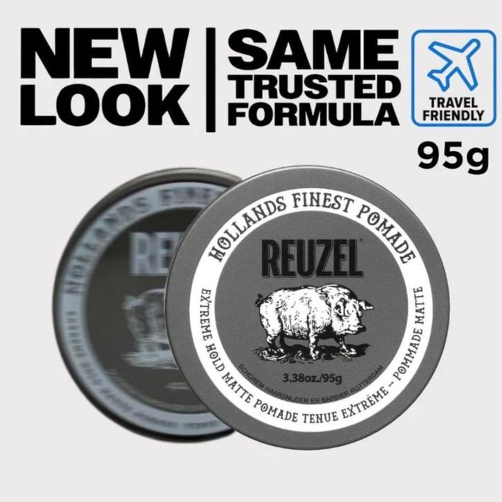 Reuzel Extreme Hold Matte Pomade 35gr., Sieraden, Tassen en Uiterlijk, Uiterlijk | Haarverzorging, Gel, Wax, Haarlak of Mousse